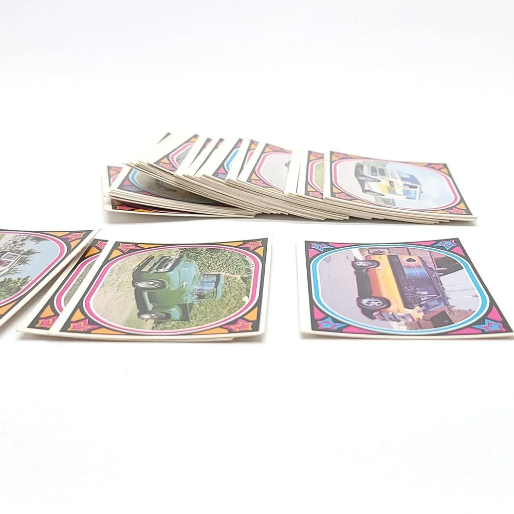 1975 Donruss Truckin' Trading Cards Complete Set Original Box‎ Lowrider Hot Rod
